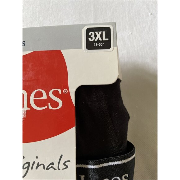 Hanes Mens 3-Pack Stretch Briefs 3XL 48-50" Modern Fit Cool & Breathable Black C - Picture 4 of 12